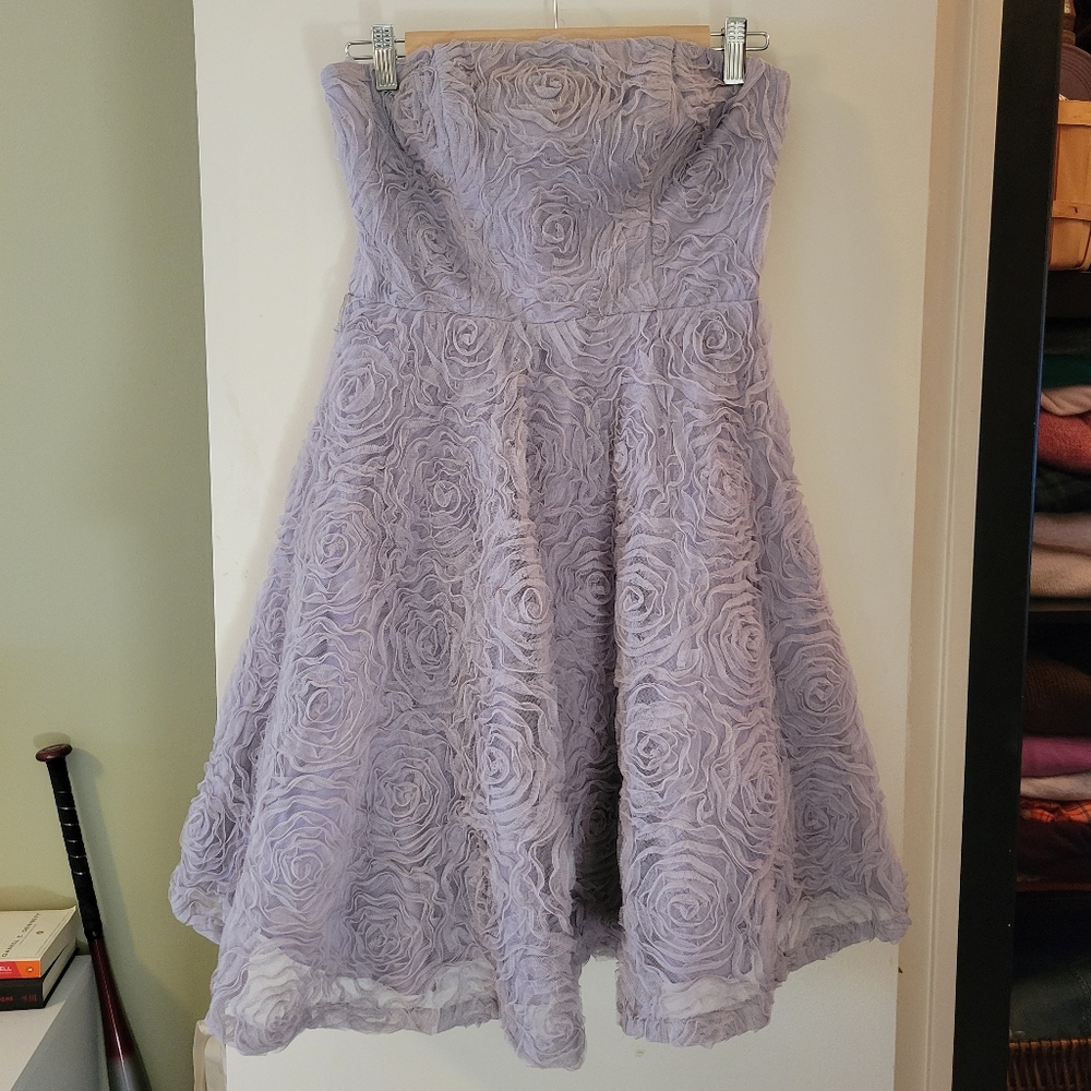 Brian Bailey dress Sz 6 Lilac/Grey